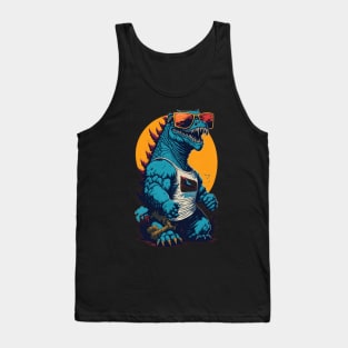 Retro Godzilla Tank Top